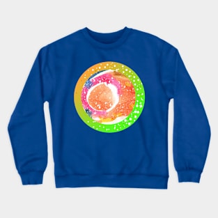 WAtercolor abstract circle Crewneck Sweatshirt